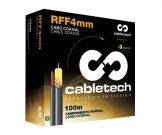 Cabo Coaxial 85% RFF 4MM + Bipolar Branco (ROLO 100)